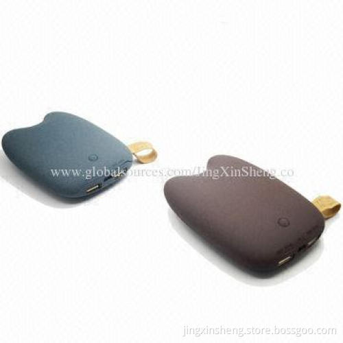 Dual USB Ports Power Bank for iPad 3, iPhone, HTC, Samsung and Nokia with 7,800mAh Capacity